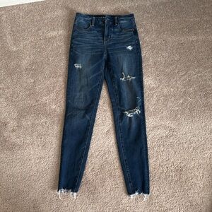 American eagle curvy high rise jeggings